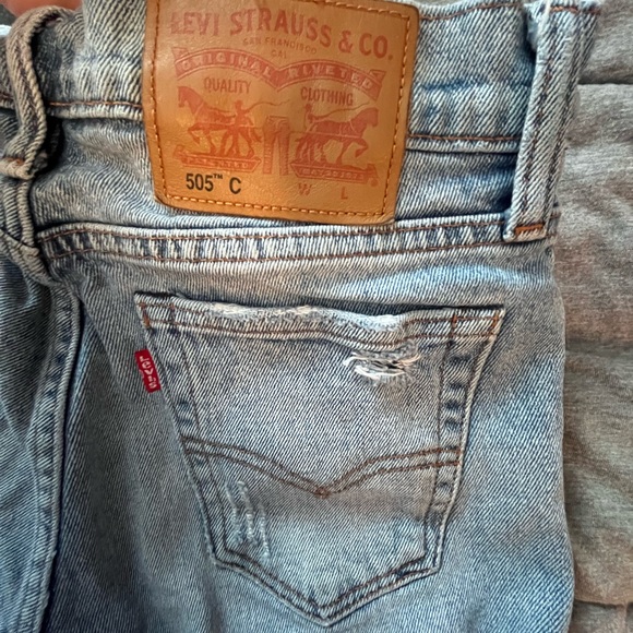 Levi 505 High Rise Straight Leg Jeans - Picture 5 of 6